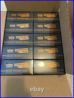 SEALED CASE Pokemon Champions Path Elite Trainer Box X10 -Cards- IN HAND NEW