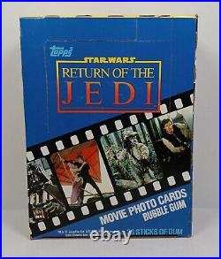 STAR WARS (1983) Topps RETURN OF THE JEDI Case Fresh Wax Box with36 Sealed Packs