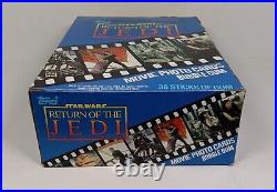 STAR WARS (1983) Topps RETURN OF THE JEDI Case Fresh Wax Box with36 Sealed Packs