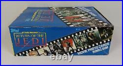 STAR WARS (1983) Topps RETURN OF THE JEDI Case Fresh Wax Box with36 Sealed Packs