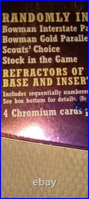 Sealed 1999 Bowman Chrome NFL football hobby box 24 packs