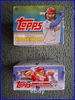 Sealed Box Lot-2023 Topps Update & 2020 Topps Update Hobby Jumbo Baseball, Auto