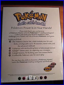 Sealed COMPLETE Promo STARTER GIFT BOX Pokemon Card 2-Player Deck, Jungle Pack