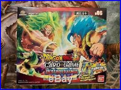 Sealed Dragon Ball Super Card Game Destroyer Kings Booster Box