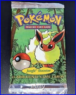 Sealed JUNGLE SET Pokemon Cards WOTC Booster Pack BOX FRESH UNWEIGHED (CS2)