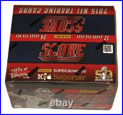 Sealed Unopened 24 Pack Box 2015 Score NFL Football Trading Cards