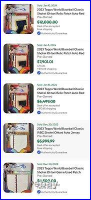 Sealed box 2023 Topps WBC World Baseball Classic auto JSY Ohtani Roki Sasaki