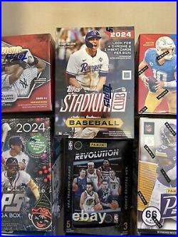 Sealed trading card boxes lot Of 10