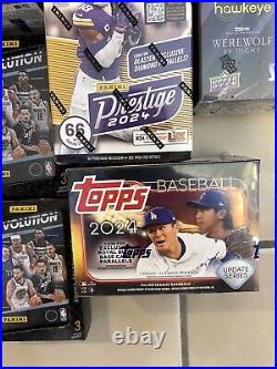 Sealed trading card boxes lot Of 10