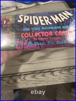 Spider Man Todd Mcfarlane Era Factory Sealed Box 48 Packs Comic Images 1992