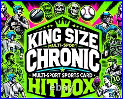 Sports Card King Size Chronic Hit Box Sealed Mystery Box Nba Mlb NFL $200-3000