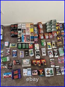 Sports cards sealed boxes over 950 packs