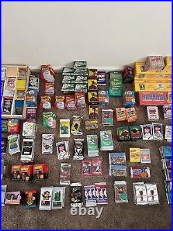 Sports cards sealed boxes over 950 packs
