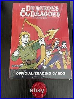 Super7 Exclusive Dungeons & Dragons Trading Card Box Sealed 24 packs withCoin