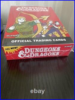 Super7 Exclusive Dungeons & Dragons Trading Card Box Sealed 24 packs withCoin