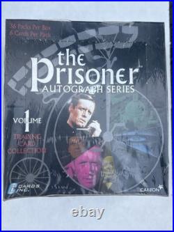 THE PRISONER 2002 VOLUME 1 AUTOGRAPH SERIES TRADING CARDS SEALED BOX with 36 PACKS THE PRISONER 2002 VOLUME 1 AUTOGRAPH SERIES TRADING CARDS SEALED BOX with 36 PACKS