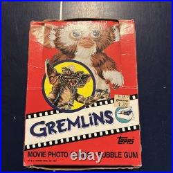 Topps 1984 Gremlins Movie Photo Trading Cards Full Box of 36 Sealed Wax Packs