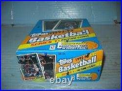 Topps 1992-93 NBA Basketball Series 1 Picture Cards 36 ct. Factory Sealed