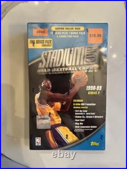 Topps 1998-1999 Stadium Club NBA Basketball Cards Series 2 Factory Sealed