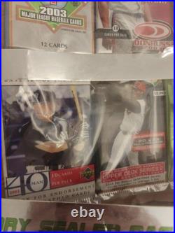 Topps 2003 Baseball Cards Championship Collection Box Sealed Dented Box 19 Packs