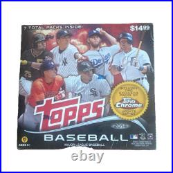 Topps 2014 Baseball Mega Box. FACTORY SEALED! Includes two Chrome packs