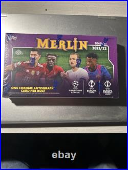 Topps 2021-22 Merlin UEFA Hobby Box Factory Seal