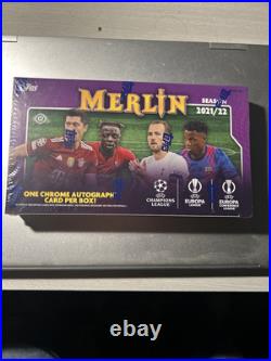 Topps 2021-22 Merlin UEFA Hobby Box Factory Seal