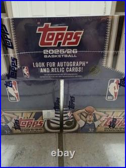 Topps 2025-26 Flagship Basketball DISPLAY RETAIL Box Sealed 280 New READ RC Auto