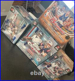 Topps 2025 Chrome NFL x1 mega +2 blasters& bowman chrome blaster Lot /Sealed
