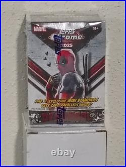 Topps Chrome Deadpool 2025 Marvel Sealed Trading Card Box, 28 Cards, Exclusive
