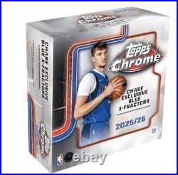 Topps Chrome NBA Basketball Mega Box Brand 2025-2026 Sealed COOPER FLAGG ROOKIE