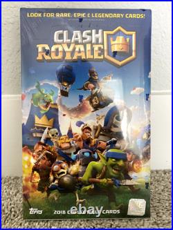 Topps Clash Royale Trading Cards Sealed Hobby Box (24 Packs)