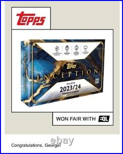 Topps Inception UEFA CLUB COMPETITIONS 2023/24 UCC NEW Sealed Box- Presale