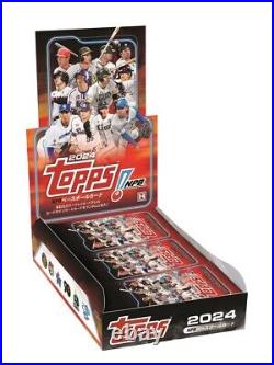 Topps NPB Baseball Cards Box 2024 Factory Sealed 24 pack From JP? New? With Shrink