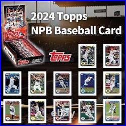 Topps NPB Baseball Cards Box 2024 Factory Sealed 24 pack From JP? New? With Shrink