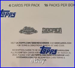 Topps Sidemen Chrome Hobby Box Sealed Box Topps Sidemen Chrome Hobby Box Sealed Box
