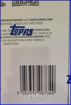 Topps Sidemen Chrome Hobby Box Sealed Box Topps Sidemen Chrome Hobby Box Sealed Box