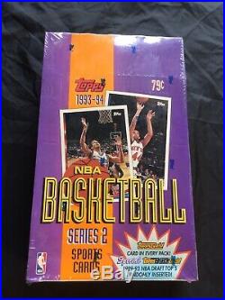 Topps Trading cards NBA 1993-1994 NBA basketball Factory SEALED box