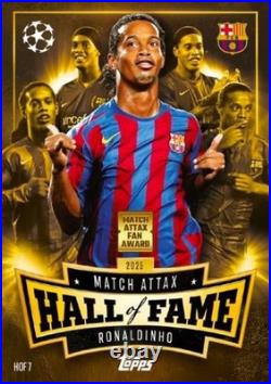 Topps UCC Match Attax 2025/26 Full Box 32 Packets UCL Europa League Cards