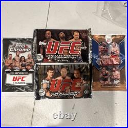 Topps UFC MMA Trading Card Packs Lot, Sealed 4 Packs, 2009 & 2025/2026