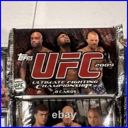 Topps UFC MMA Trading Card Packs Lot, Sealed 4 Packs, 2009 & 2025/2026