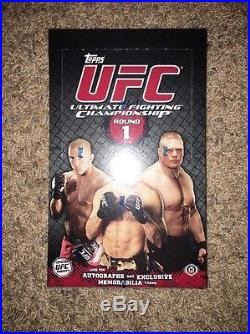 Topps UFC Round 1 Sealed Hobby Box 16 Packs 8 Cards Per Pack