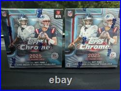 Topps chrome Mega box 25-26 2 Boxes FACTORY SEALED IN HAND Fast Delivery