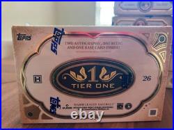 Topss Tier One Baseball Sealed Hobby Box 2026 2 Auto 1 Relic MLB