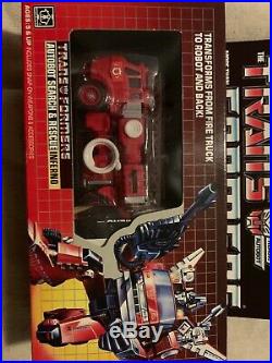 Transformers G1 1985- INFERNO! MIB! SEALED On Card! Box C8. Figure MOSC