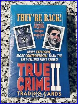 True Crime Trading Cards Series II Sealed 36 Ct Box