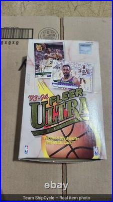 U27104 Factory Sealed 199394 Fleer Ultra Series 1 Basketball Hobby Box G1N