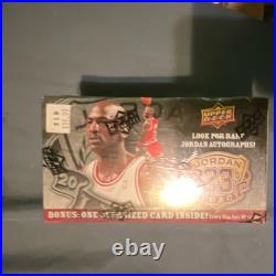 Upper Deck Jordan Legacy Sealed Box NBA 50 Cards + Oversized Michael Jordan
