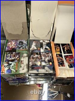 VINTAGE Sports Card Box Lot Sealed 1991-1996 NBA NFL MLB Skybox Leaf Ultra