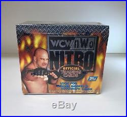 WCW / NWO Nitro Wrestling Sealed Trading Card Hobby Box Topps 1999